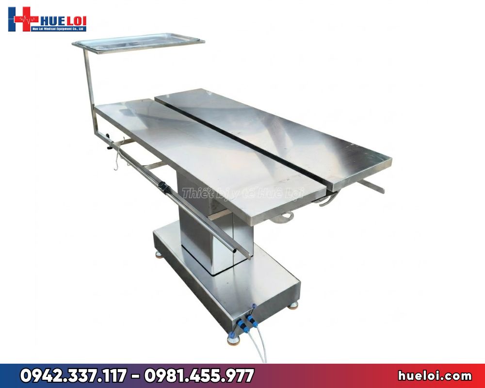 Bàn mổ thú y chữ V nâng hạ điện